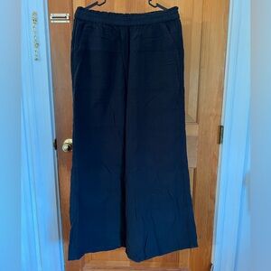 Aerie High Waisted Linen Blend Pool-To-Party Pant